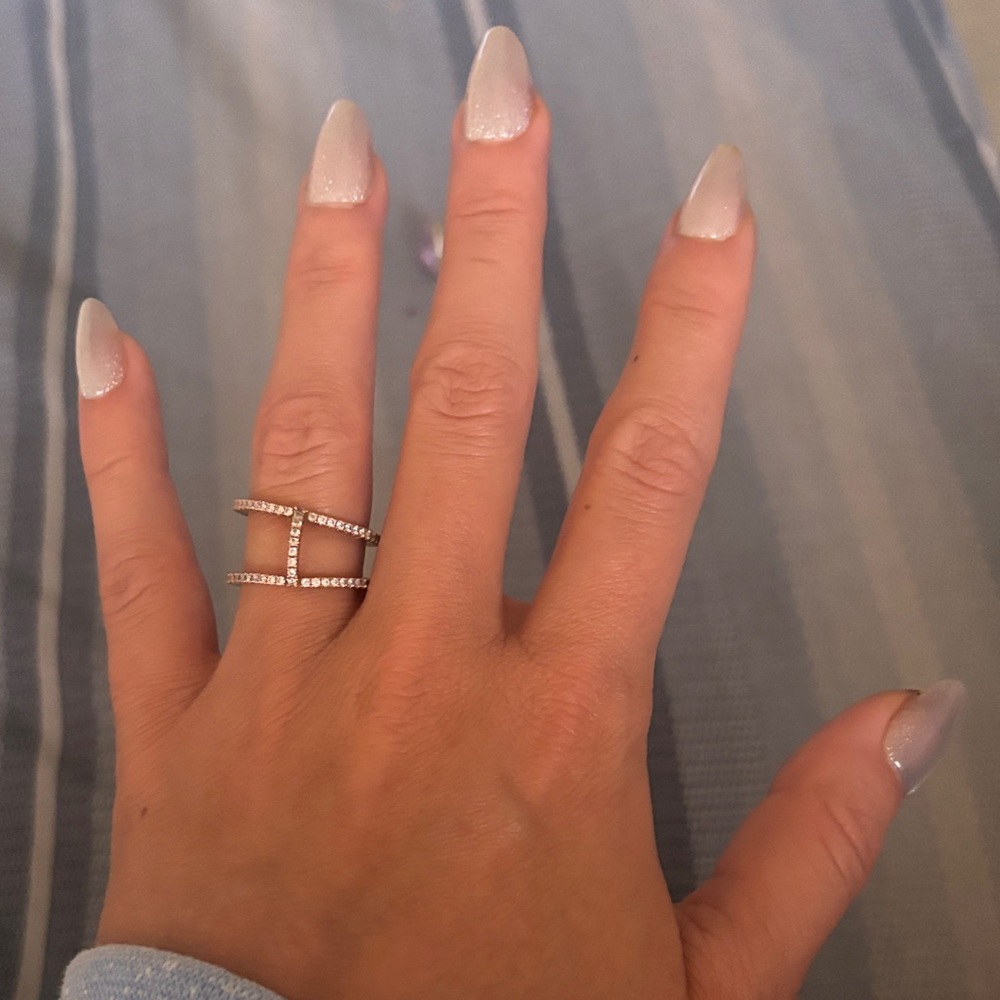 Michael Kors Gold and Silver Tone Ring